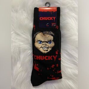 Unisex Chucky Crew Socks fits 6-13 shoe sizes